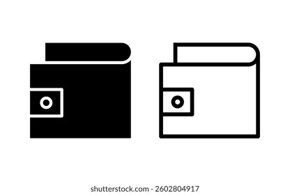 Wallet icon vector illustration. wallet sign and symbol