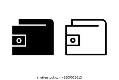 Wallet icon vector illustration. wallet sign and symbol