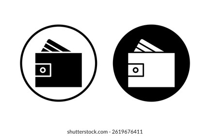 Wallet icon vector illustration. wallet sign and symbol
