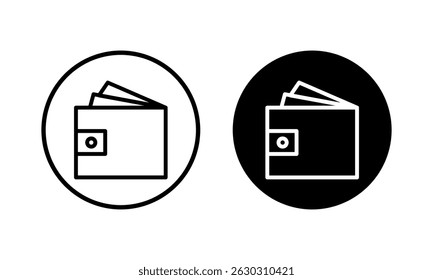 Wallet icon vector illustration. wallet sign and symbol
