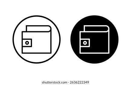 Wallet icon vector illustration. wallet sign and symbol