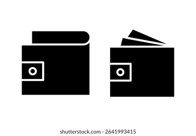 Wallet icon vector illustration. wallet sign and symbol