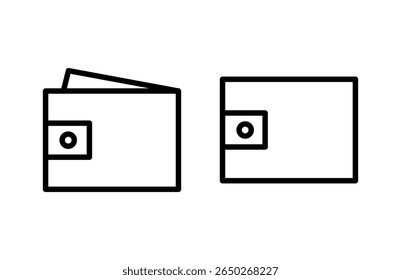 ícone da Wallet ilustração de vetor. símbolo e sinal da wallet