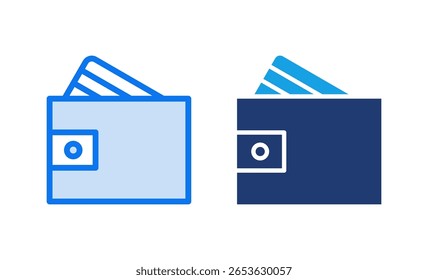 ícone da Wallet ilustração de vetor. símbolo e sinal da wallet