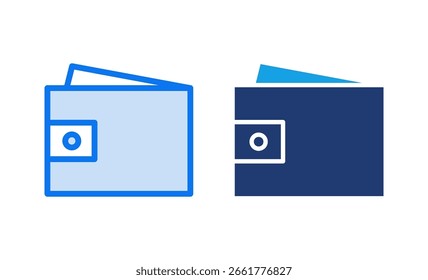 ícone da Wallet ilustração de vetor. símbolo e sinal da wallet