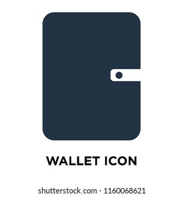 Wallet icon vector isolated on white background, Wallet transparent sign