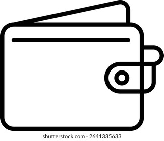 Wallet icon. wallet vector isolated on white background
