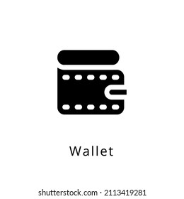 wallet icon in vector. Logotype