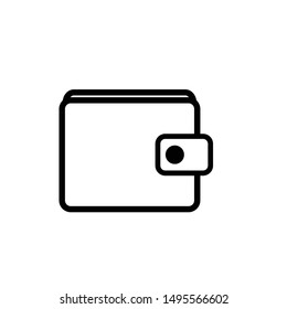 Wallet icon vector. money icon