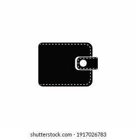 Wallet icon vector on a white background