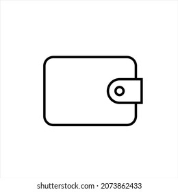 Vector de icono de cartera en el fondo blanco. EPS 10