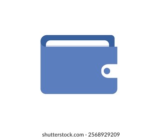 Wallet icon vector. Payment or saving money symbol isolated on white background