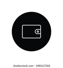 Vector de icono de cartera. Signo de cartera