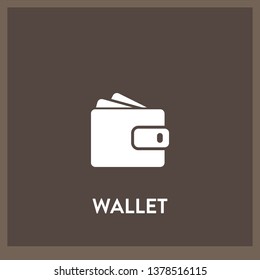 wallet icon vector. wallet sign on white background. wallet icon for web and app