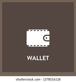 wallet icon vector. wallet sign on white background. wallet icon for web and app