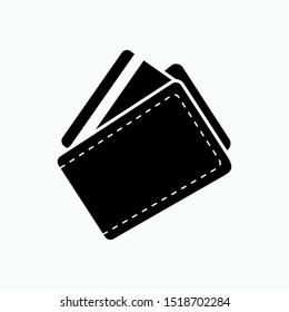 Wallet Icon - Vector, Sign and Symbol for Design, Presentation, Website or Apps Elements. 