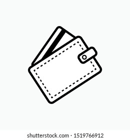 
Wallet Icon - Vector, Sign and Symbol for Design, Presentation, Website or Apps Elements. 