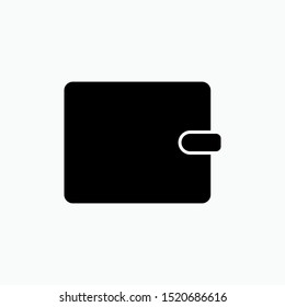 Wallet Icon - Vector, Sign and Symbol for Design, Presentation, Website or Apps Elements.