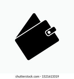 Wallet Icon - Vector, Sign and Symbol for Design, Presentation, Website or Apps Elements.