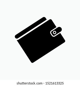 Wallet Icon - Vector, Sign and Symbol for Design, Presentation, Website or Apps Elements.