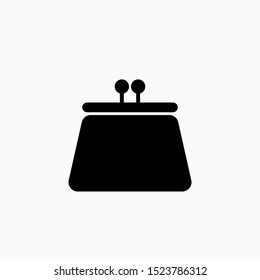 Wallet Icon - Vector, Sign and Symbol for Design, Presentation, Website or Apps Elements. 