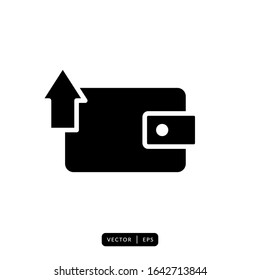 Wallet Icon Vector - Sign or Symbol