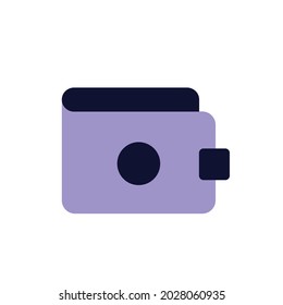 wallet icon vector sign symbol isolated. purse icon for your website design, logo, app, UI.