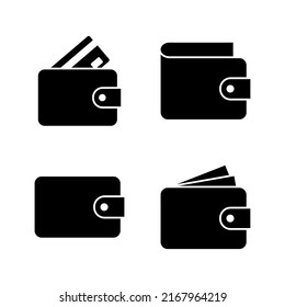 Wallet icon vector. wallet sign and symbol