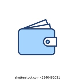 Wallet icon vector. wallet sign and symbol