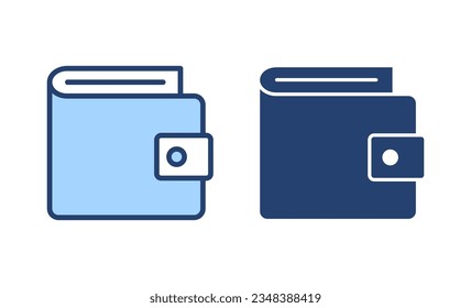 Wallet icon vector. wallet sign and symbol