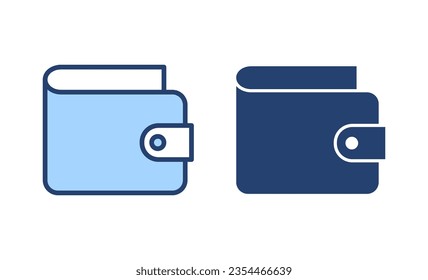 Wallet icon vector. wallet sign and symbol