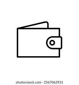 Wallet icon vector. wallet sign and symbol