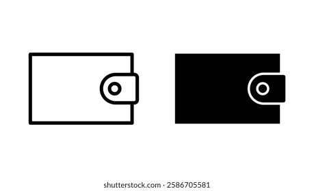 Wallet icon vector. wallet sign and symbol