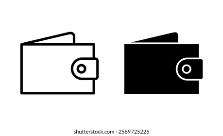 Wallet icon vector. wallet sign and symbol