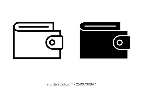 Wallet icon vector. wallet sign and symbol