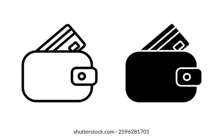 Wallet icon vector. wallet sign and symbol
