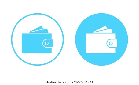 Wallet icon vector. wallet sign and symbol