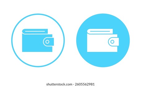Wallet icon vector. wallet sign and symbol