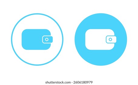 Wallet icon vector. wallet sign and symbol