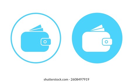 Wallet icon vector. wallet sign and symbol