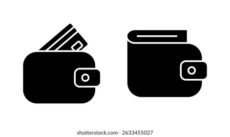 Icono de la cartera. Vector de la cartera