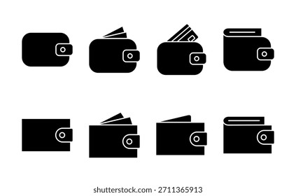 Wallet icon vector. wallet sign and symbol