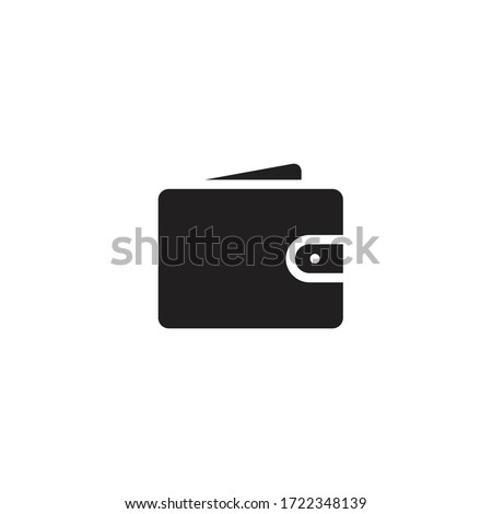 wallet icon vector sign symbol isolated