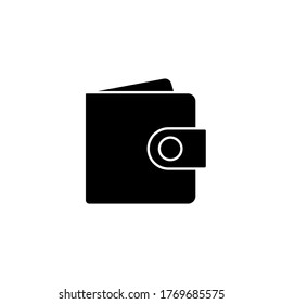 Wallet icon vector simple design