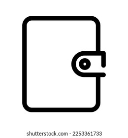 Wallet Icon Vector Symbol Design Illustration