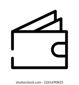 Wallet Icon Vector Symbol Design Illustration