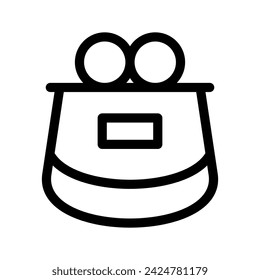 Wallet Icon Vector Symbol Design Illustration