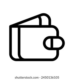 Wallet Icon Vector Symbol Design Illustration