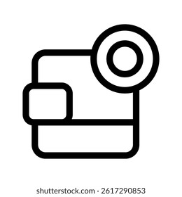 Wallet Icon Vector Symbol Design Illustration