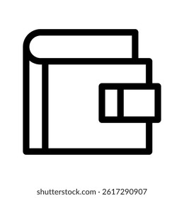 Wallet Icon Vector Symbol Design Illustration
